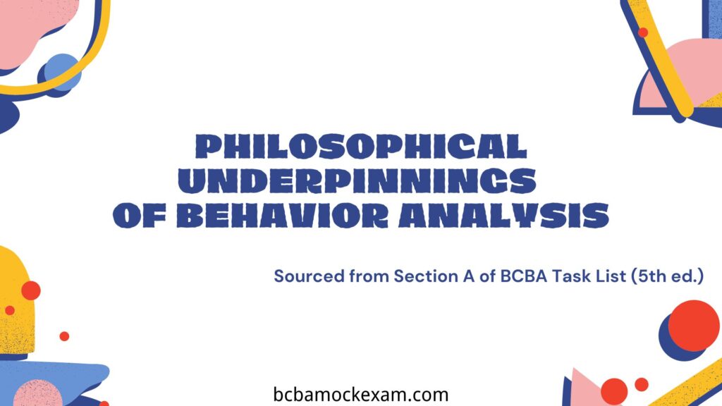 Identifying the goals of behavior analysis as a science — Description, Prediction & Control
