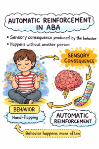 Automatic Reinforcement in ABA: Causes, Examples, and Treatment Automatic Reinforcement in ABA: Causes, Examples, and TreatmentChatGPT Image Dec 30, 2025, 10_44_39 AM