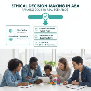 Ethics in ABA Practice: Applying the Code to Real Scenarios and BCBA® Exam Questions Ethics in ABA Practice: Applying the Code to Real Scenarios and BCBA® Exam QuestionsGemini_Generated_Image_mqdwffmqdwffmqdw (1)_compressed