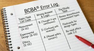 How to Turn ABA Concepts into Exam Points: A Study Framework Using Mock Exams and Task List Terms How to Turn ABA Concepts into Exam Points: A Study Framework Using Mock Exams and Task List TermsGemini_Generated_Image_rxvi63rxvi63rxvi (1)_compressed