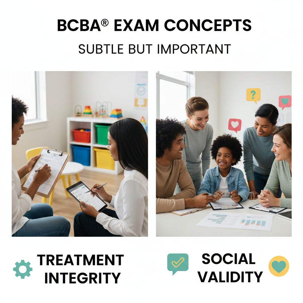 Treatment Integrity and Social Validity: Subtle but Important Topics on the BCBA® Exam Image Name 