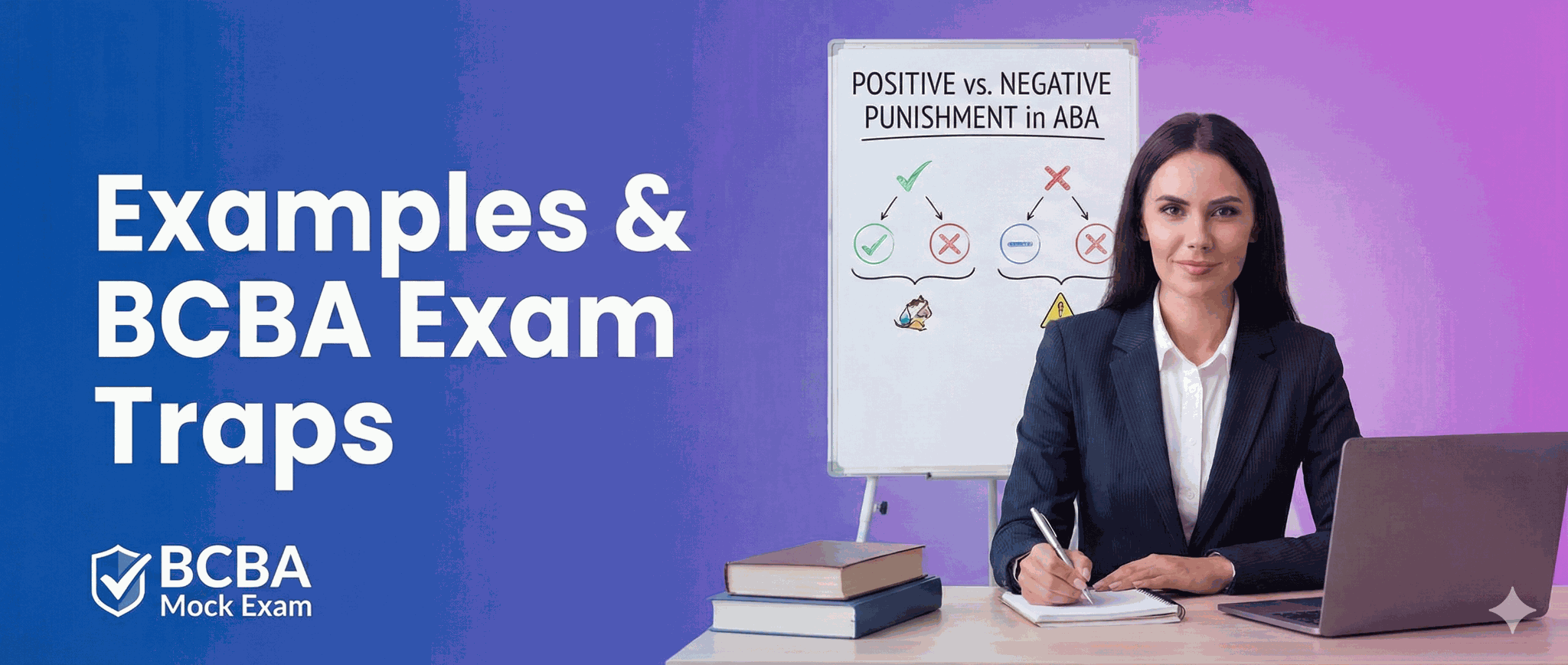Positive vs Negative Punishment in ABA: Examples & BCBA Exam Traps Image Name 