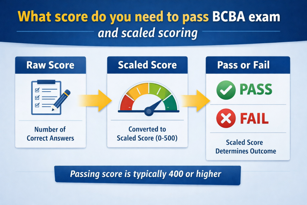 What Score Do You Need to Pass BCBA Exam? How the BACB Really Scores the Test