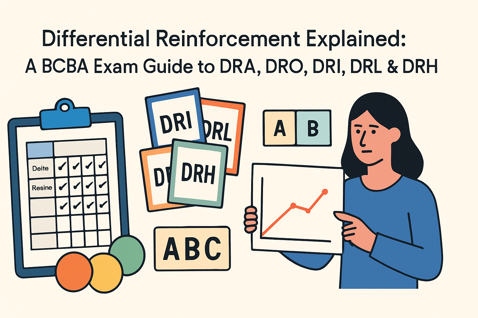Differential Reinforcement Explained: A BCBA Exam Guide to DRA, DRO, DRI, DRL & DRH Differential Reinforcement Explained: A BCBA Exam Guide to DRA, DRO, DRI, DRL & DRHdifferential-reinforcement-bcba-exam-guide-featured-11