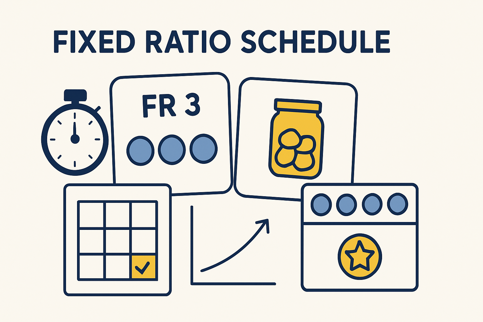 Fixed Ratio Schedule: A Complete Guide for BCBA Exam Mastery Fixed Ratio Schedule: A Complete Guide for BCBA Exam Masteryfixed-ratio-schedule-bcba-guide-img-1