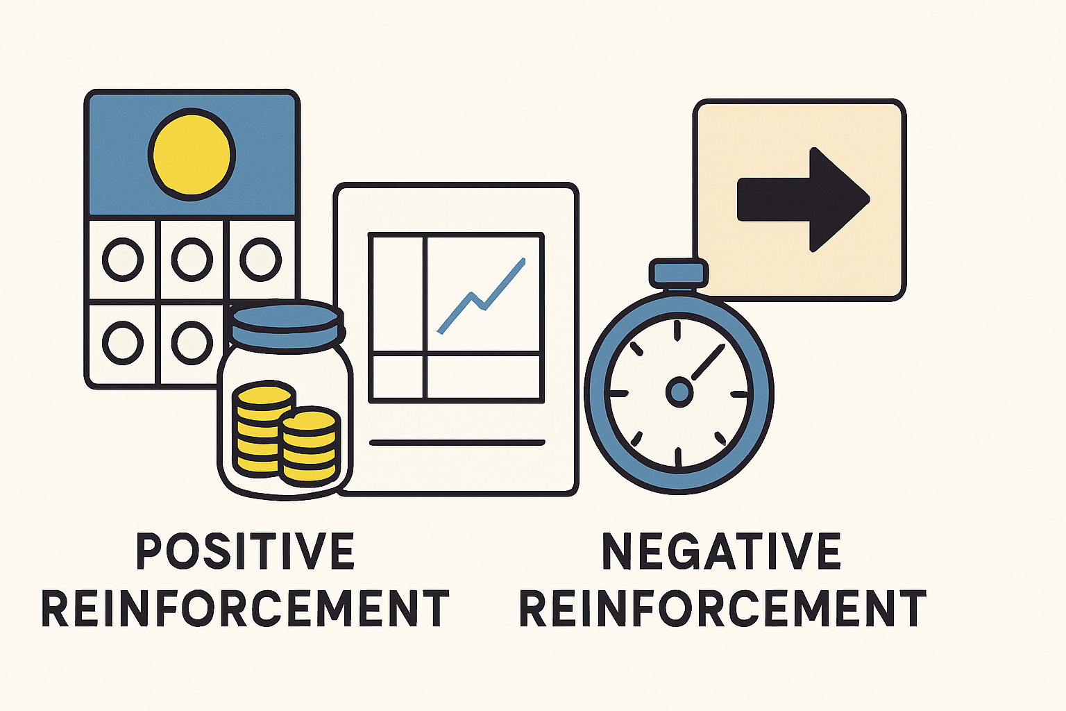 Positive vs. Negative Reinforcement: A BCBA Exam Guide with Real-World Examples Positive vs. Negative Reinforcement: A BCBA Exam Guide with Real-World Examplespositive-negative-reinforcement-bcba-guide-img-2