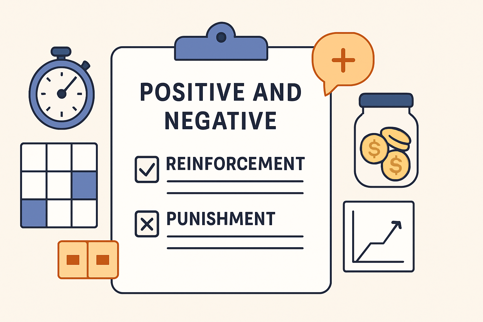 Mastering the Four Consequences: Positive & Negative Reinforcement and Punishment for the Mastering the Four Consequences: Positive & Negative Reinforcement and Punishment for thepositive-negative-reinforcement-punishment-bcba-guide-img-2