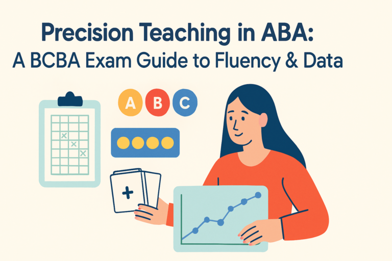 Precision Teaching in ABA BCBA Exam Guide to Fluency &