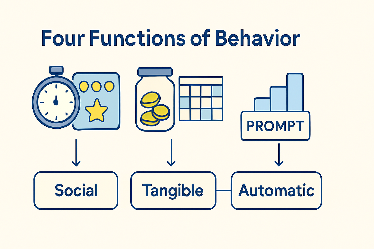 The Four Functions of Behavior: A BCBA Exam Guide with Real Examples The Four Functions of Behavior: A BCBA Exam Guide with Real Examplesfour-functions-of-behavior-bcba-guide-img-1-1