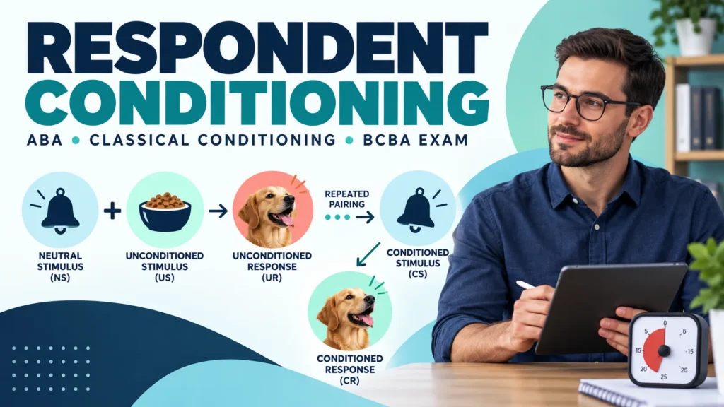 Respondent Conditioning Cover Respondent Conditioning in ABA: Definition, Examples & BCBA Exam TipsRespondent Conditioning Cover
