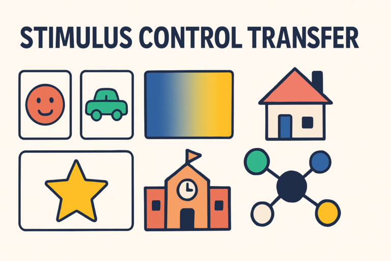 Stimulus Control Transfer in ABA: BCBA Guide with Examples