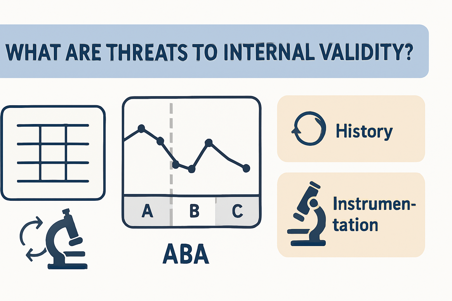 Threats to Internal Validity: A BCBA Exam Guide with Real ABA Examples Threats to Internal Validity: A BCBA Exam Guide with Real ABA Examplesthreats-to-internal-validity-bcba-exam-guide-img-1
