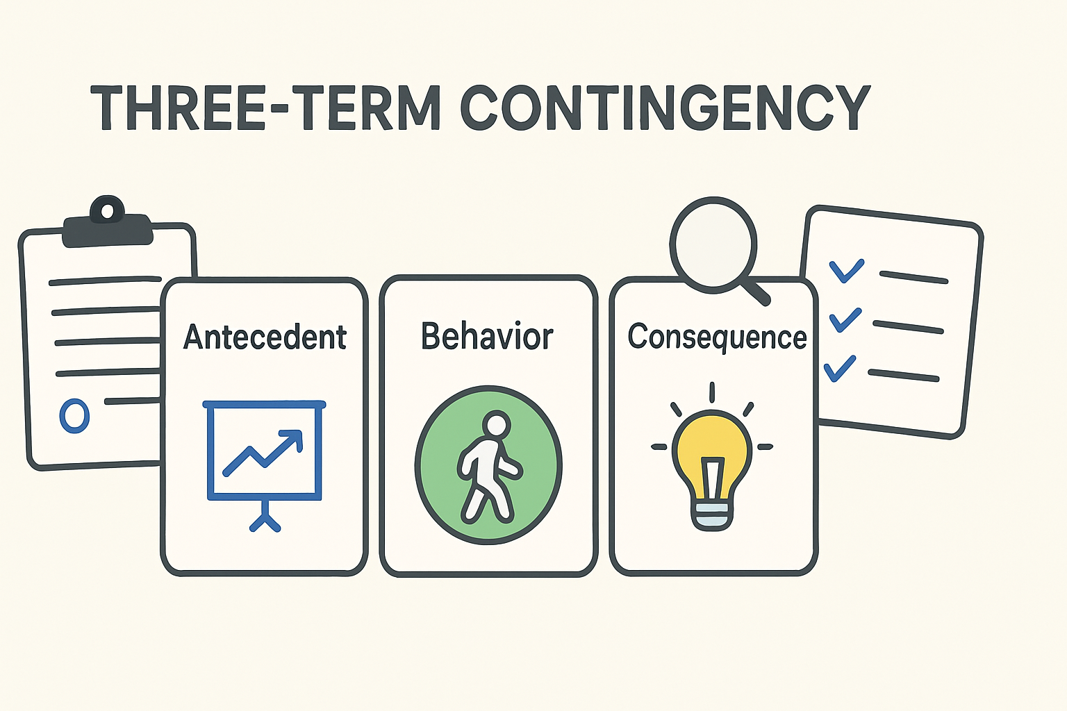 The Three-Term Contingency: A BCBA’s Guide to the ABCs of Behavior The Three-Term Contingency: A BCBA's Guide to the ABCs of Behaviorthree-term-contingency-bcba-guide-img-2