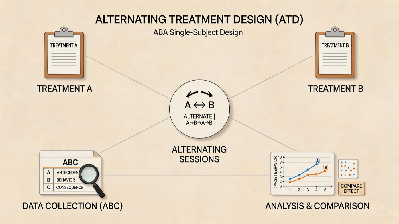Alternating Treatment Design: BCBA Exam Guide with Examples Alternating Treatment Design: BCBA Exam Guide with Examplesalternating-treatment-design-bcba-exam-guide-img-1