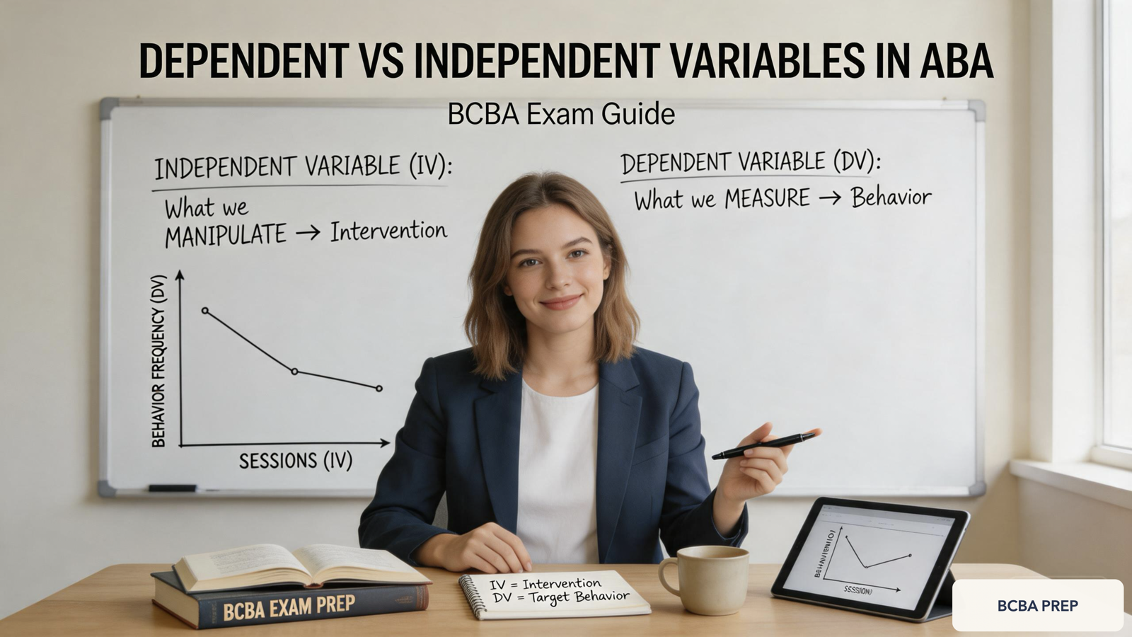 Dependent and Independent Variables in ABA: BCBA Exam