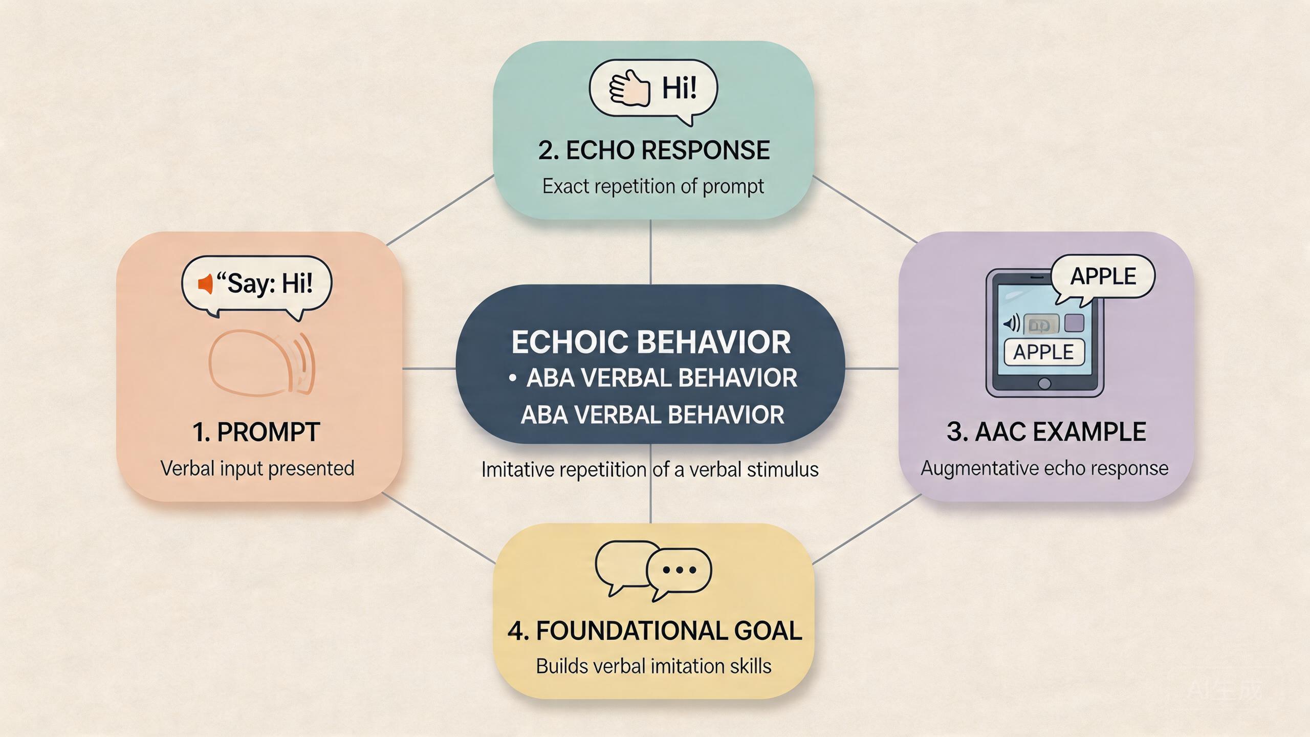 Mastering Echoic Behavior for the BCBA Exam: Definition, Examples & Common Traps Mastering Echoic Behavior for the BCBA Exam: Definition, Examples & Common Trapsechoic-behavior-aba-bcba-exam-guide-img-1