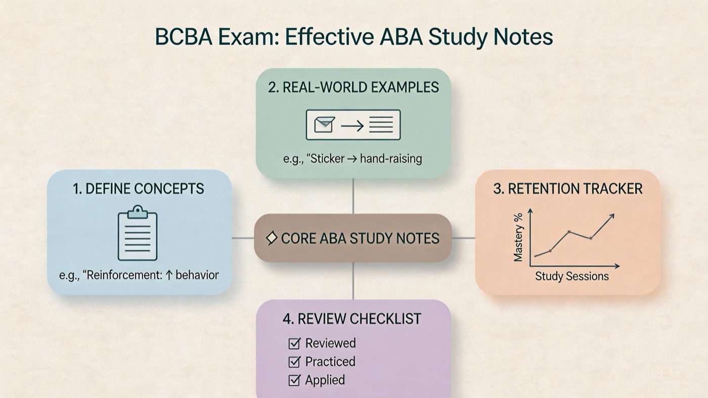 How to Create Effective Study Notes for the BCBA Exam: ABA Tips & Templates How to Create Effective Study Notes for the BCBA Exam: ABA Tips & Templateseffective-study-notes-aba-bcba-exam-img-1