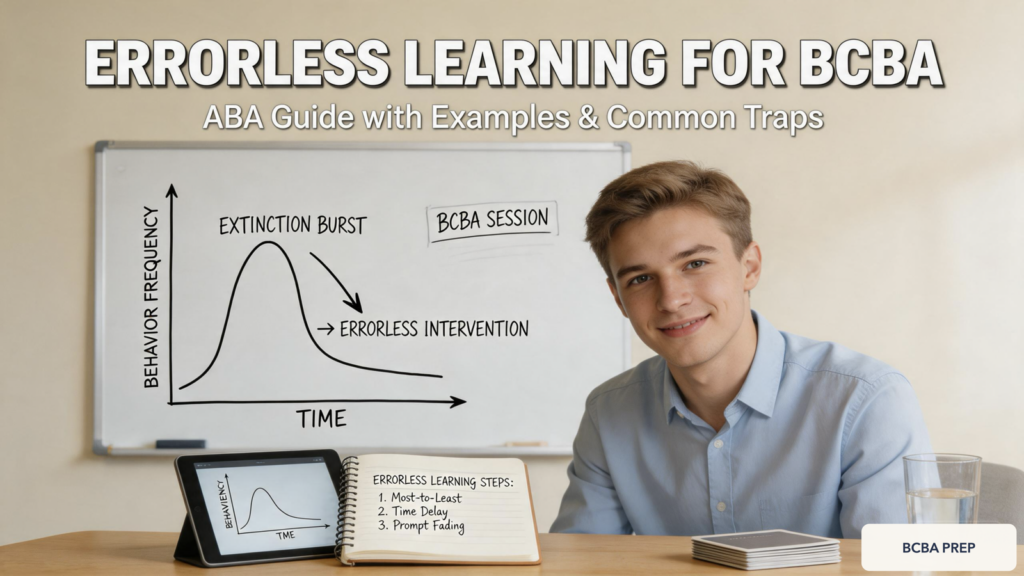 errorless-learning-bcba-exam-featured Errorless Learning for BCBA: ABA Guide with Examples & Common Trapserrorless-learning-bcba-exam-featured