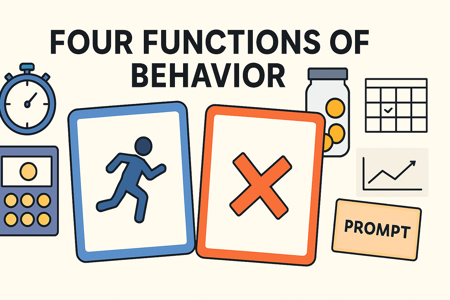The Four Functions of Behavior: A BCBA Exam Guide with Examples The Four Functions of Behavior: A BCBA Exam Guide with Examplesfour-functions-of-behavior-bcba-guide-img-2