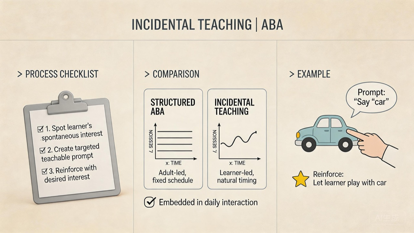Incidental Teaching: Definition, Examples & ABA Guide Incidental Teaching: Definition, Examples & ABA Guideincidental-teaching-bcba-exam-img-1