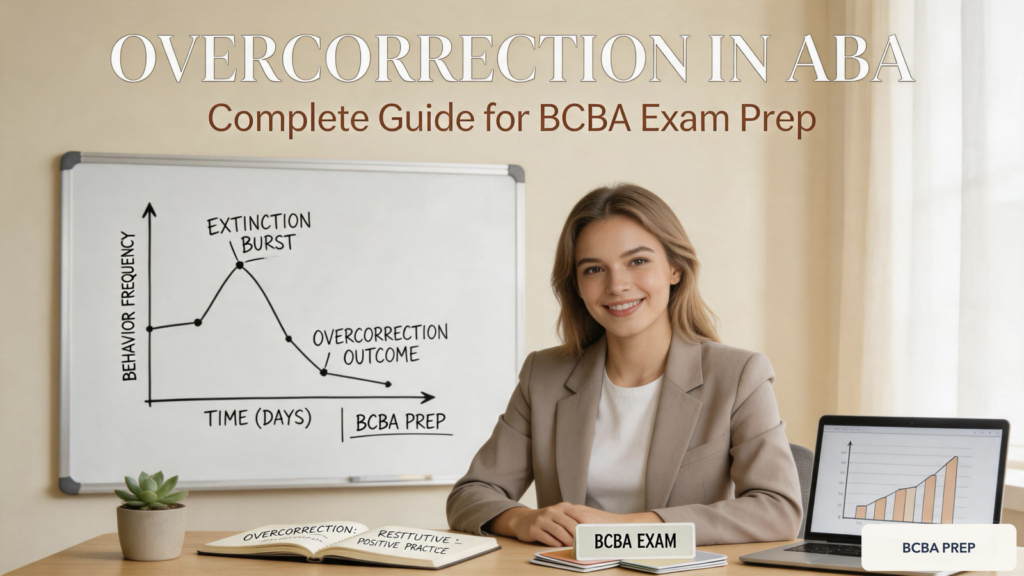 overcorrection-aba-bcba-exam-prep-featured Overcorrection in ABA: Complete Guide for BCBA Exam Prepovercorrection-aba-bcba-exam-prep-featured