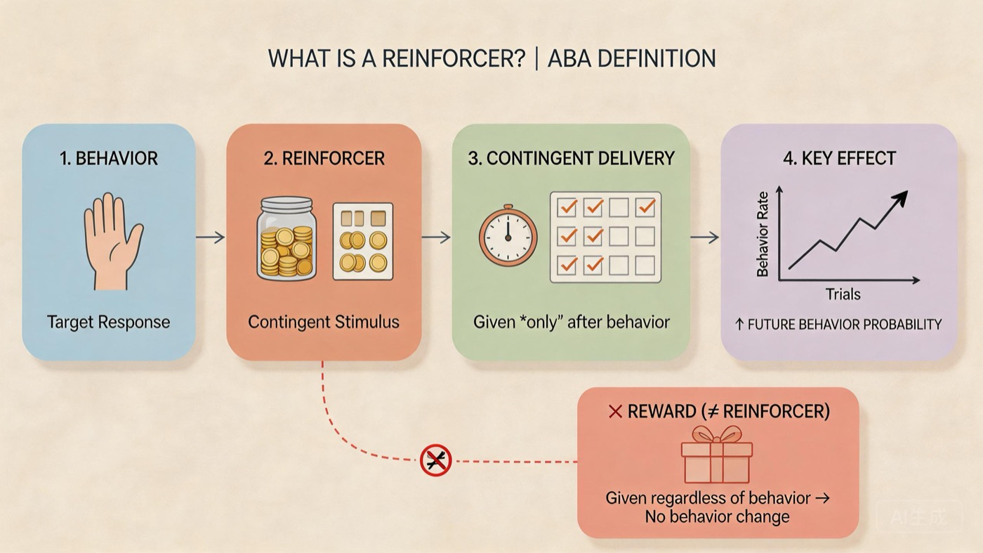 Reinforcer in ABA: Definition, Examples, and Exam Tips for BCBA Candidates Reinforcer in ABA: Definition, Examples, and Exam Tips for BCBA Candidatesreinforcer-in-aba-definition-examples-exam-tips-img-1