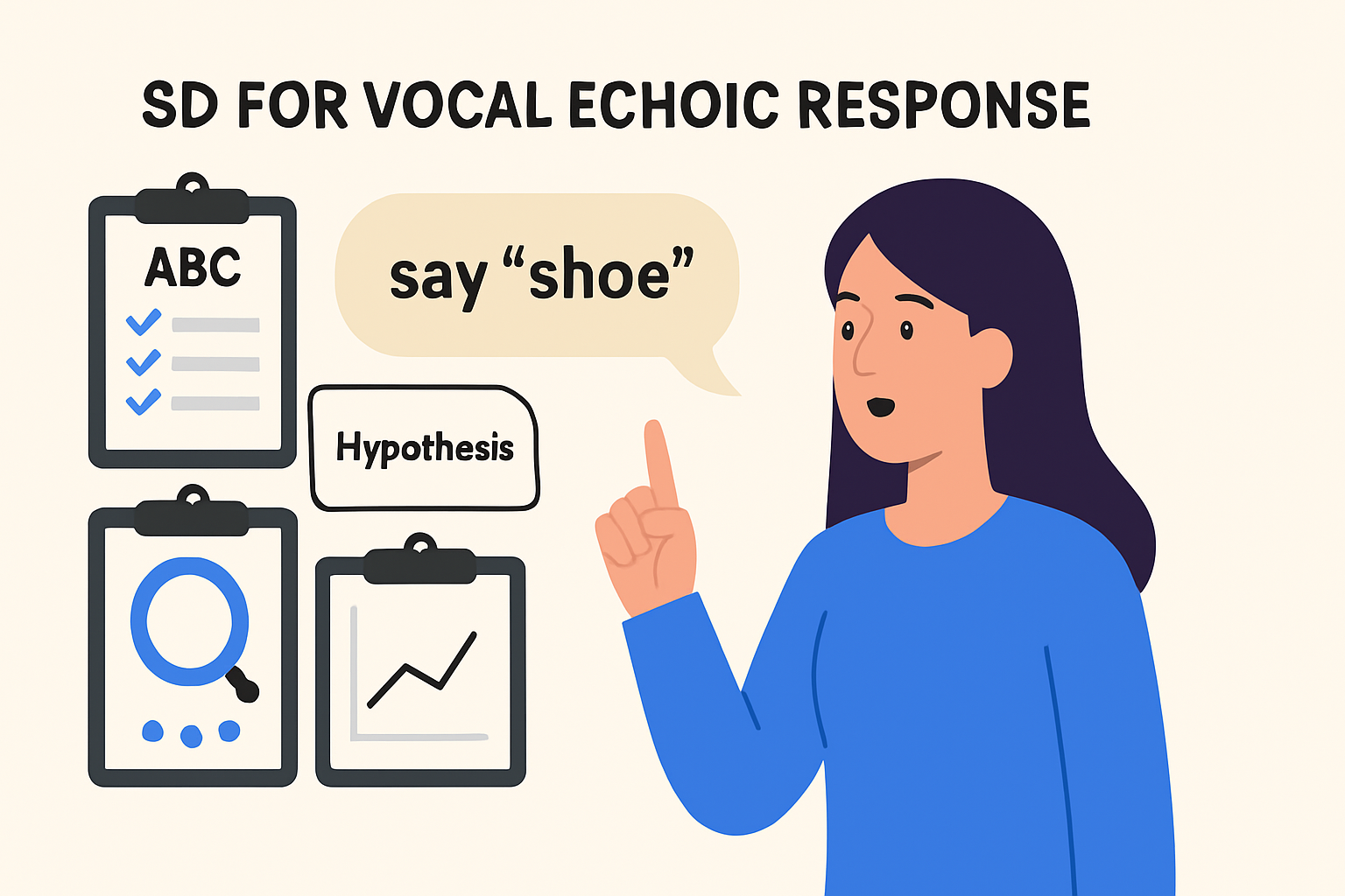 Understanding the SD for Vocal Echoic Responses: An Exam Guide Understanding the SD for Vocal Echoic Responses: An Exam Guidesd-for-vocal-echoic-response-img-2