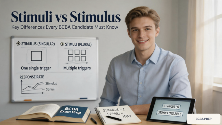 Stimulusg Stimuli vs Stimulus: Key Differences for BCBA Candidates