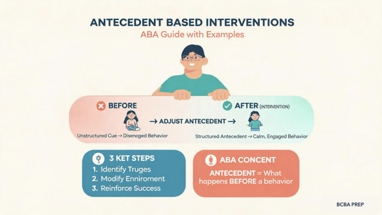 Antecedent Based Interventions: ABA Guide with Examples