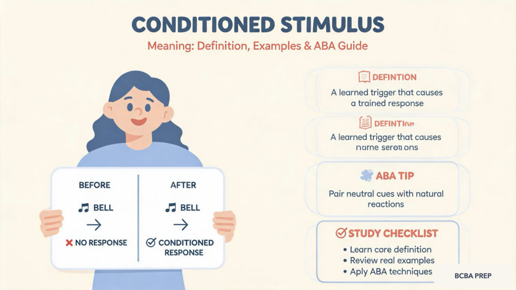 conditioned-stimulus-meaning-featured Conditioned Stimulus Meaning: Definition, Examples & ABA Guideconditioned-stimulus-meaning-featured