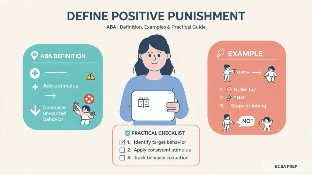 define-positive-punishment-featured Define Positive Punishment: ABA Definition, Examples & Practical Guidedefine-positive-punishment-featured