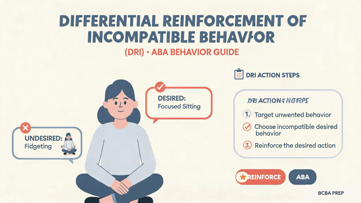 Incompatible Development differential reinforcement of incompatible behavior: DRI