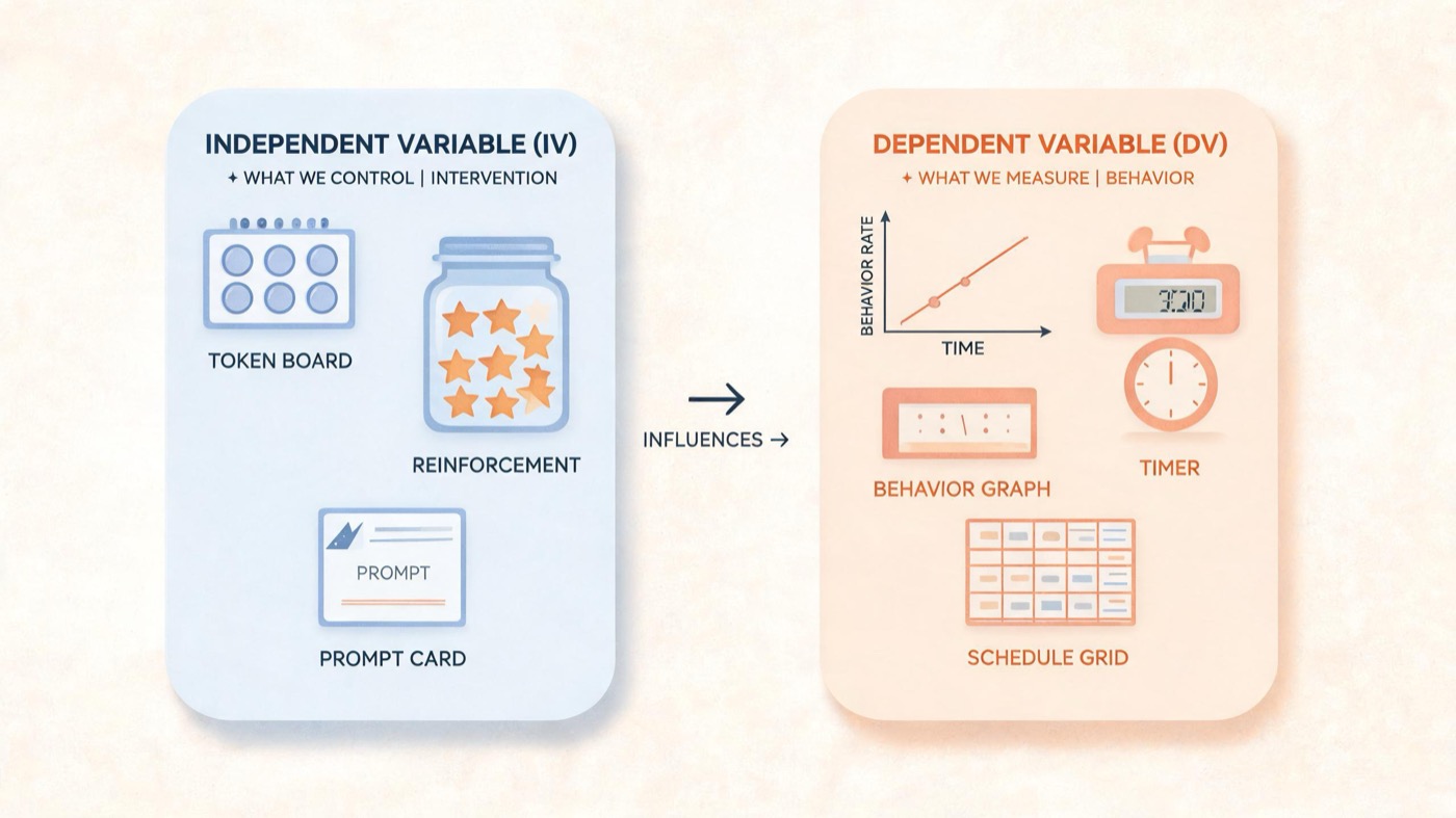 Independent and Dependent Variables in ABA: A Practical Guide Independent and Dependent Variables in ABA: A Practical Guideindependent-dependent-variables-aba-bcba-exam-img-1