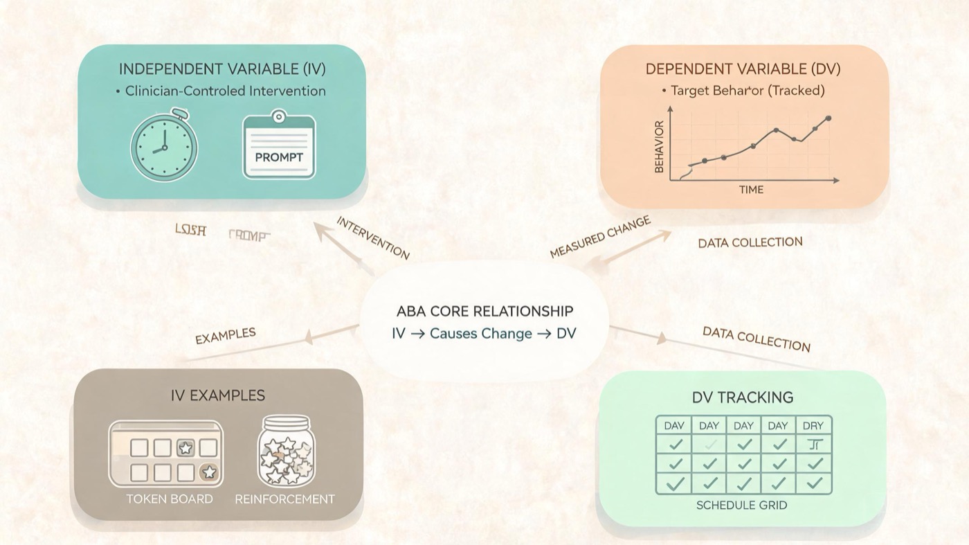 Independent and Dependent Variables in ABA: A Practical Guide Independent and Dependent Variables in ABA: A Practical Guideindependent-dependent-variables-aba-bcba-exam-img-2