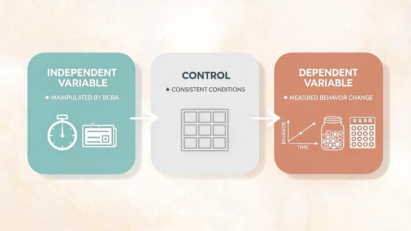 Independent and Dependent Variables in ABA: A Practical Guide for BCBA Candidates Independent and Dependent Variables in ABA: A Practical Guide for BCBA Candidatesindependent-dependent-variables-control-aba-img-1