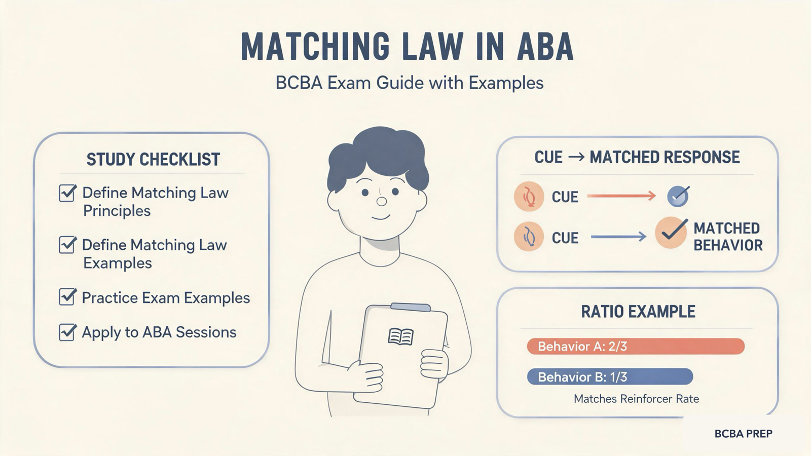 Aba Car Mathcing Matching Law in ABA: BCBA Exam Guide and Examples