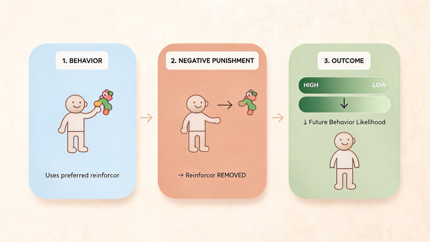 Negative Punishment in Psychology: A BCBA Exam Guide with ABA Examples Negative Punishment in Psychology: A BCBA Exam Guide with ABA Examplesnegative-punishment-psychology-aba-bcba-exam-img-1