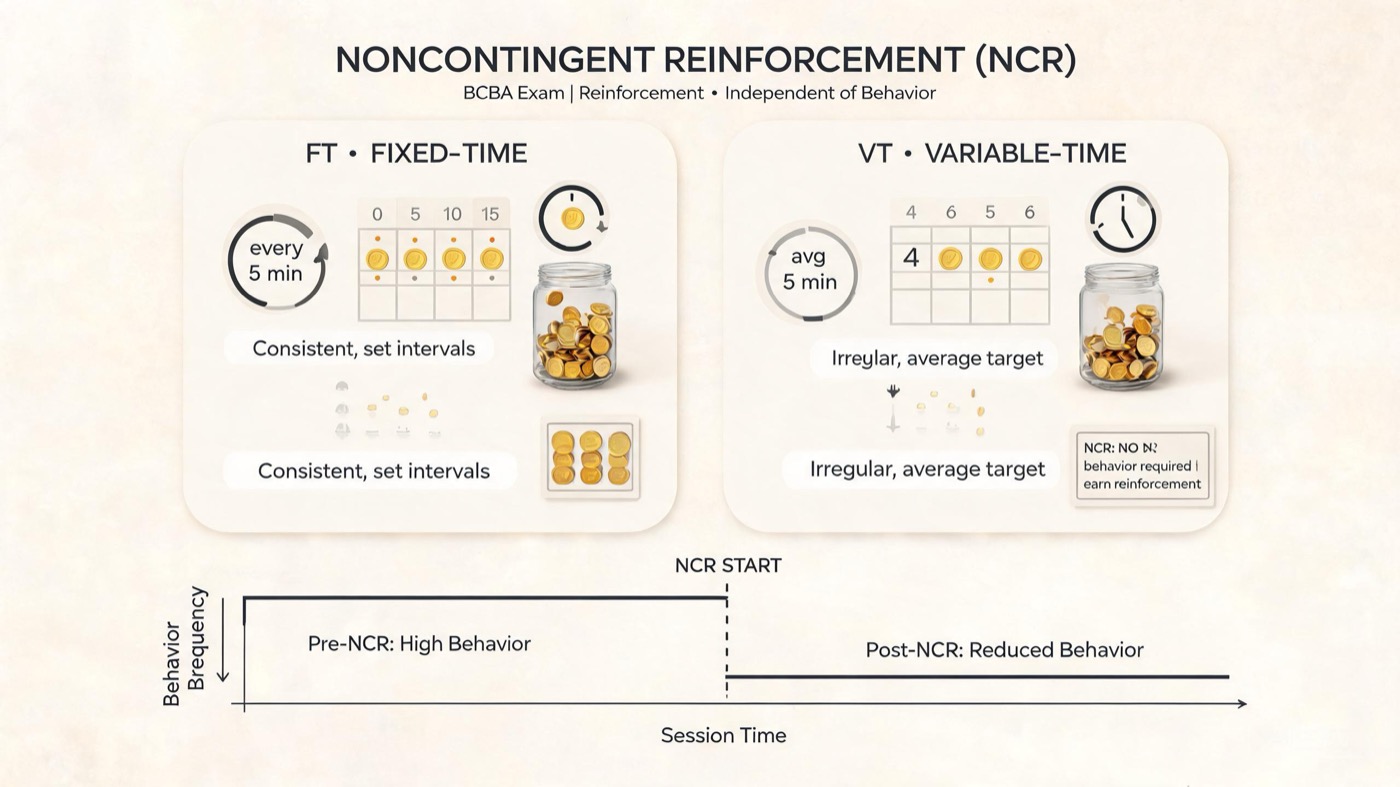 Noncontingent Reinforcement in ABA: Definition, Examples, and Exam Tips Noncontingent Reinforcement in ABA: Definition, Examples, and Exam Tipsnoncontingent-reinforcement-aba-definition-examples-exam-tips-img-2