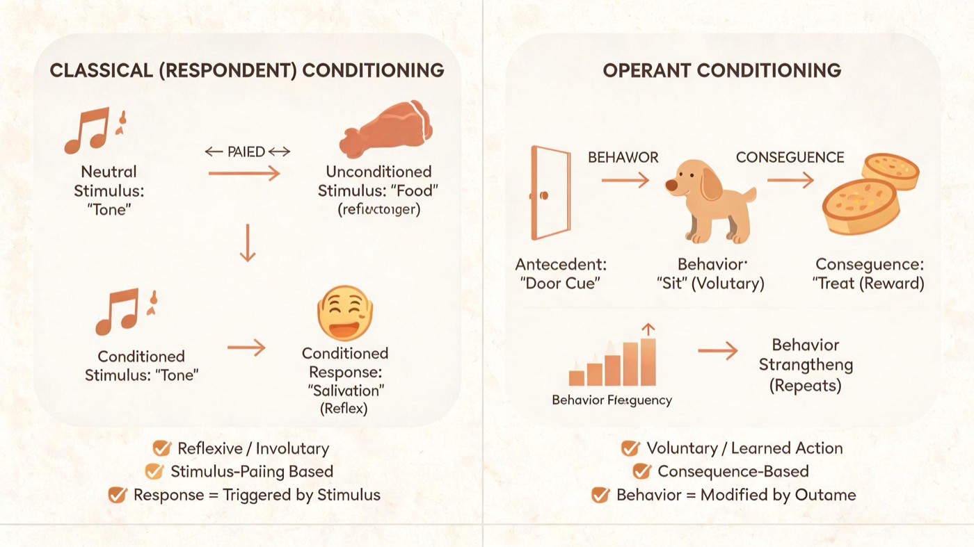 Operant vs Classical Conditioning for BCBA Exam: Key Differences & Examples Operant vs Classical Conditioning for BCBA Exam: Key Differences & Examplesoperant-vs-classical-conditioning-bcba-exam-img-1