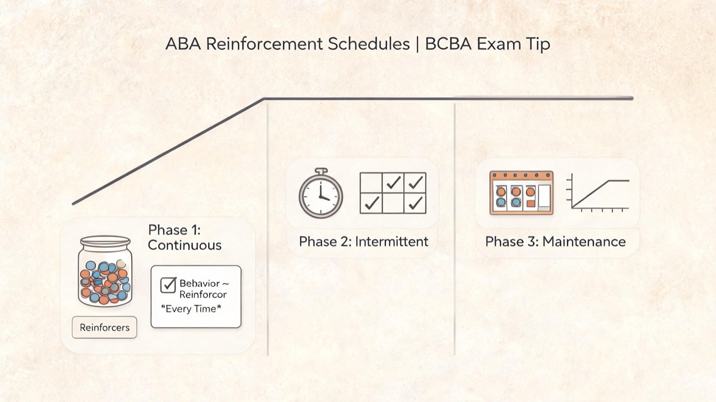 Reinforcement Schedules for BCBA Exam: Definitions, Examples & Common Traps Reinforcement Schedules for BCBA Exam: Definitions, Examples & Common Trapsreinforcement-schedule-bcba-exam-img-2