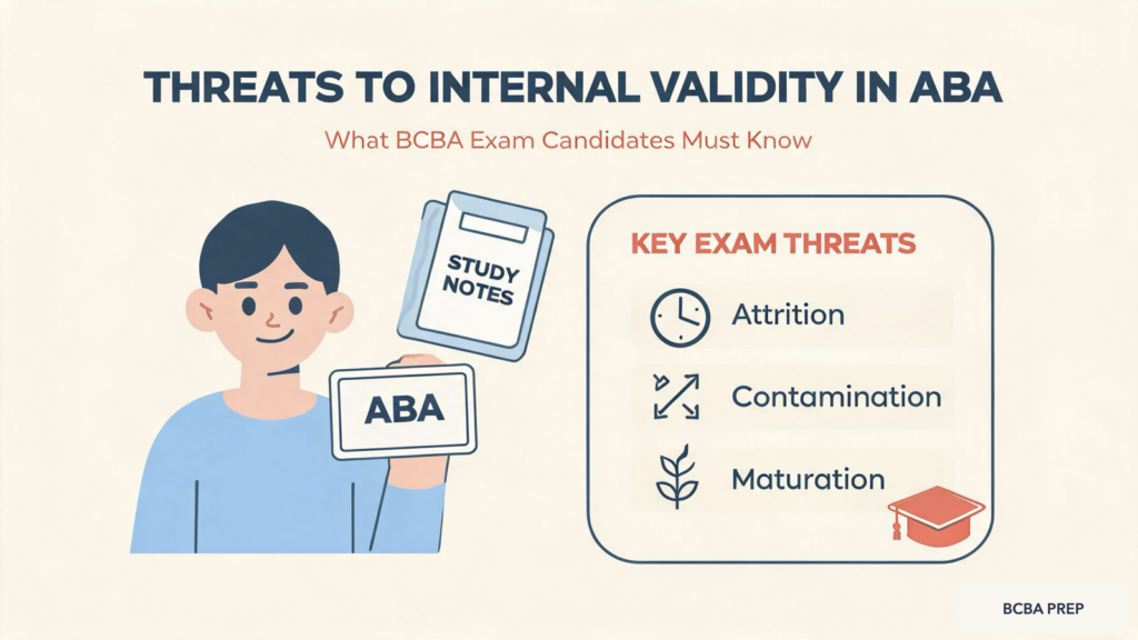 threats-to-internal-validity-aba-bcba-exam-featured Threats to Internal Validity in ABA: What BCBA Exam Candidates Must Knowthreats-to-internal-validity-aba-bcba-exam-featured