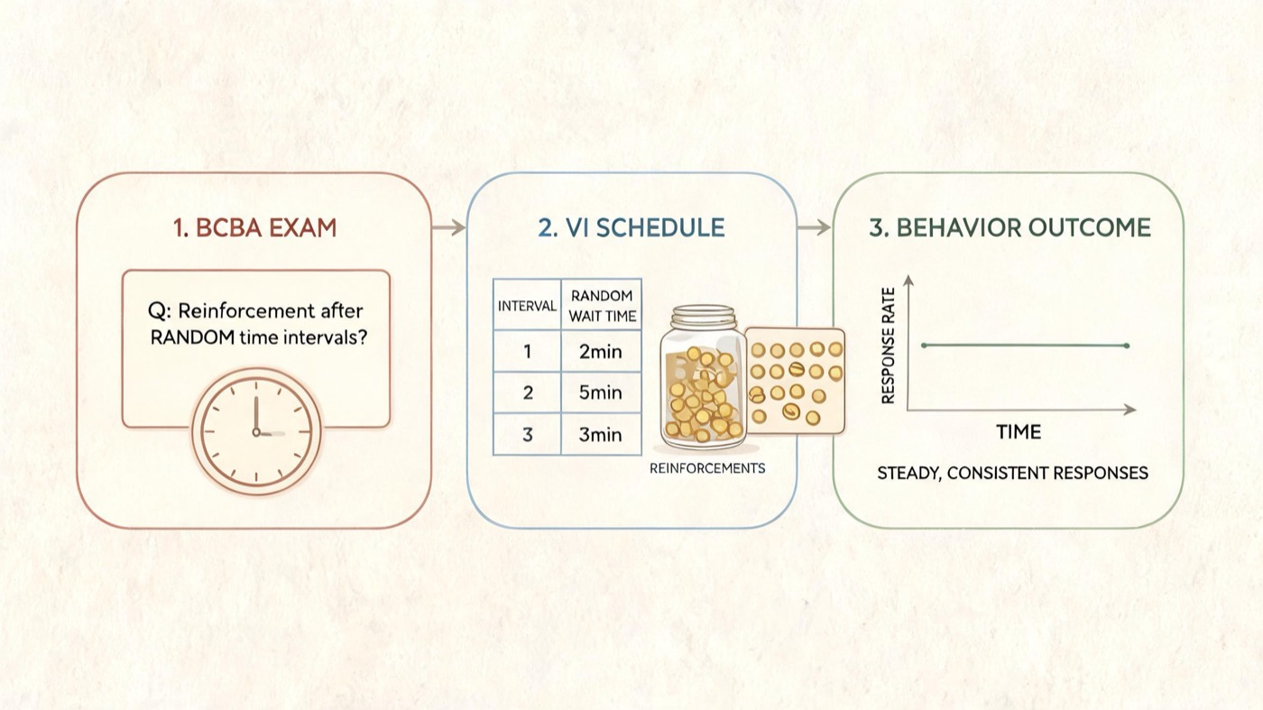 Variable Interval Reinforcement: BCBA Exam Guide with Examples Variable Interval Reinforcement: BCBA Exam Guide with Examplesvariable-interval-reinforcement-bcba-exam-guide-img-2