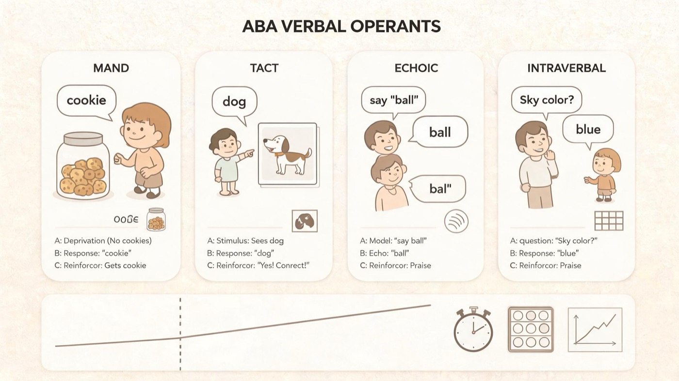 Verbal Behavior Explained: ABA Terms, Examples, and Exam Strategies Verbal Behavior Explained: ABA Terms, Examples, and Exam Strategiesverbal-behavior-explained-aba-examples-exam-strategies-img-1