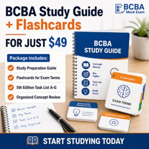 BCBA study guide and flashcards product overview