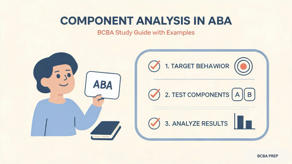 component-analysis-aba-bcba-exam-featured Component Analysis in ABA: A BCBA Study Guide with Examplescomponent-analysis-aba-bcba-exam-featured