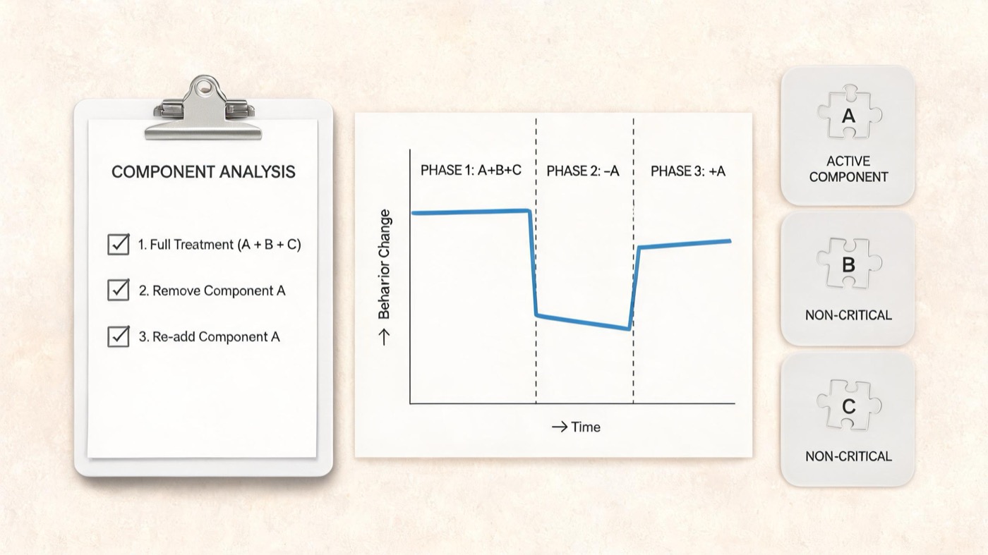Component Analysis in ABA: A BCBA Study Guide with Examples Component Analysis in ABA: A BCBA Study Guide with Examplescomponent-analysis-aba-bcba-exam-img-2