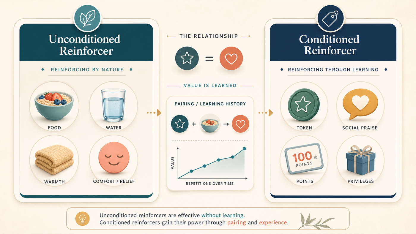 Conditioned vs Unconditioned Reinforcer: Key Differences for BCBA Exam Prep Conditioned vs Unconditioned Reinforcer: Key Differences for BCBA Exam Prepconditioned-vs-unconditioned-reinforcer-img-1