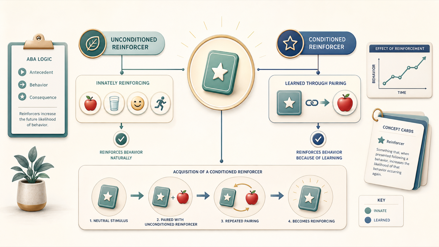Conditioned vs Unconditioned Reinforcer: Key Differences for BCBA Exam Prep Conditioned vs Unconditioned Reinforcer: Key Differences for BCBA Exam Prepconditioned-vs-unconditioned-reinforcer-img-2