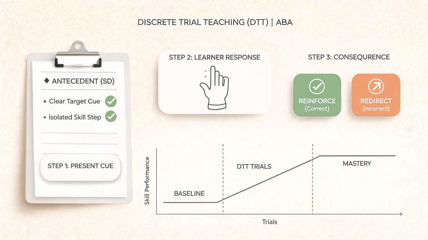Discrete Trial Teaching ABA: A Step-by-Step Guide for BCBA Exam Prep Discrete Trial Teaching ABA: A Step-by-Step Guide for BCBA Exam Prepdiscrete-trial-teaching-aba-img-1