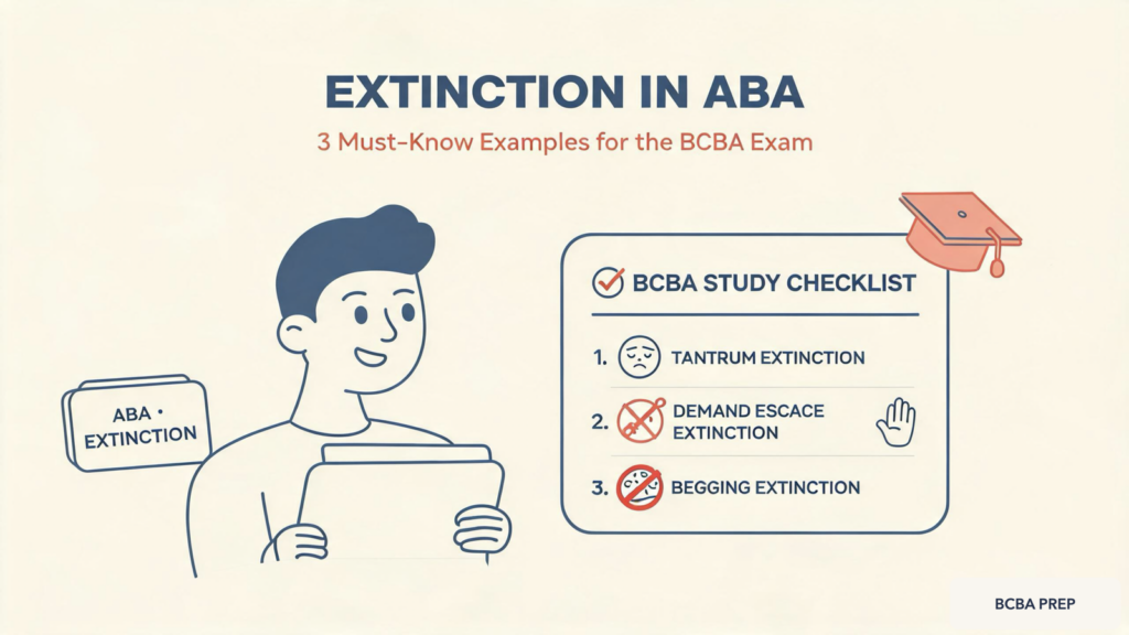 extinction-aba-examples-bcba-exam-featured Extinction in ABA: 3 Must-Know Examples for the BCBA Examextinction-aba-examples-bcba-exam-featured